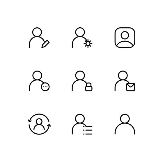 User Profile Icons Icons