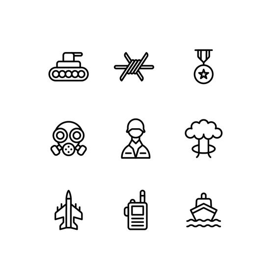 Military Icons Icons
