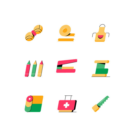 DIY and Crafts Icons Icons