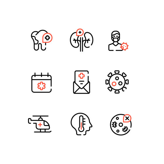 Health Checkup Icons Icons
