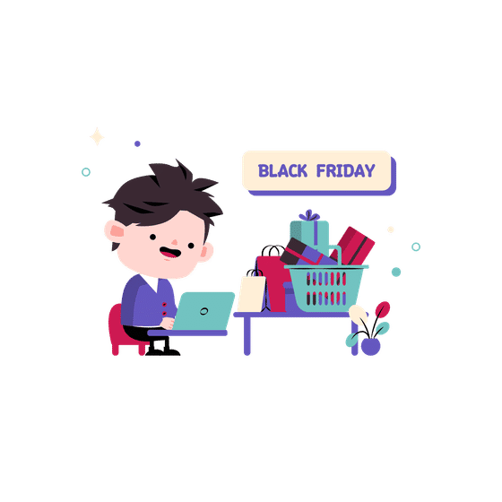 Black Friday Promotions Illustrations Illustrations