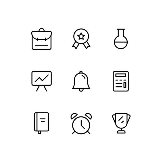 Education Icon Collection Animated Icons