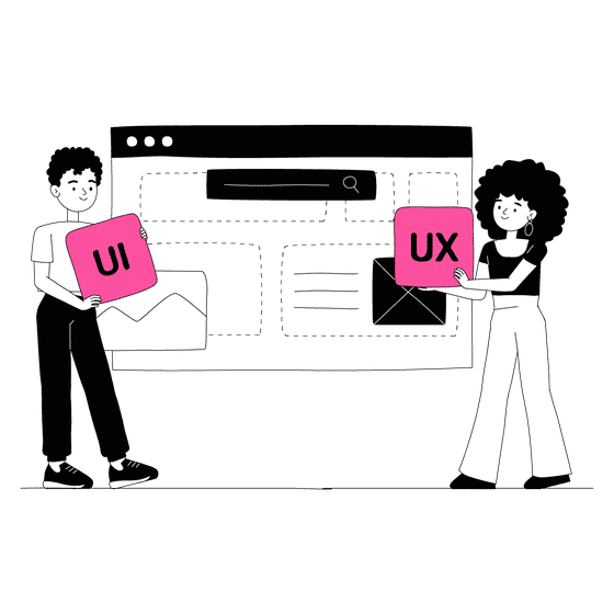 UI & UX Design Illustrations Illustrations