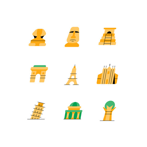 Landmark Icons Icons