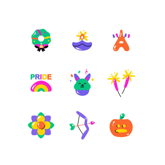 Holidays Icons Icons