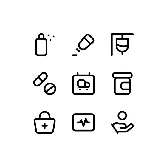 Medical System Icons Animated Icons