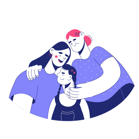 Family and Relationships Animated Illustrations
