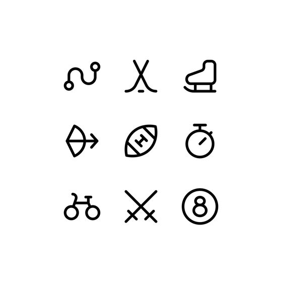 Sport System Icons Icons