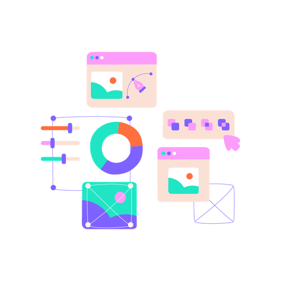 Digital Design and Development Illustrations Illustrations