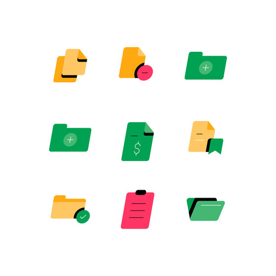 File and Folder Icons Icons