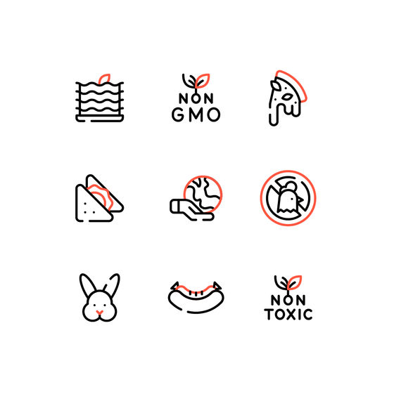 Vegan Icons Icons