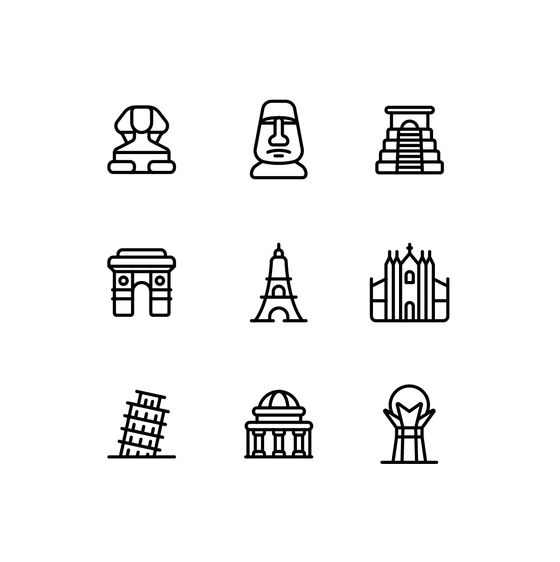 Landmark Icons Icons