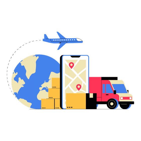 Shipping and Delivery Illustrations Animated Illustrations