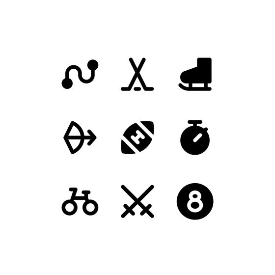 Sport System Icons Animated Icons