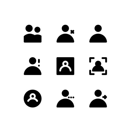 User Profile System Icons Icons