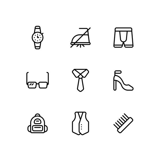 Clothing Icons Animated Icons