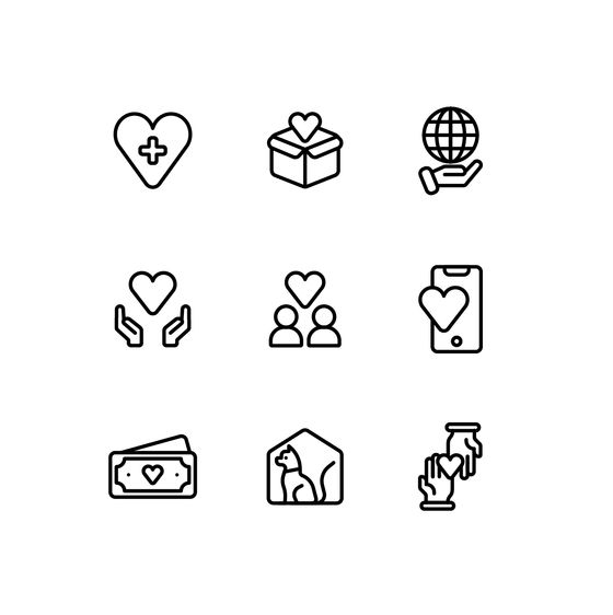 Charity Icons Icons