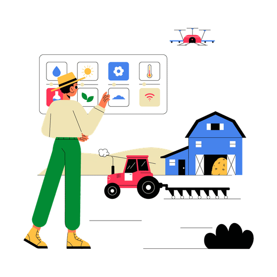 Smart Farming Illustrations Illustrations