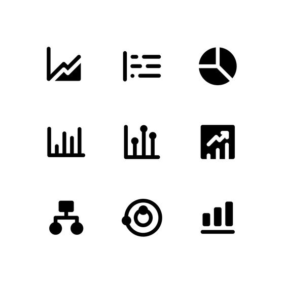 Statistics Icons Icons
