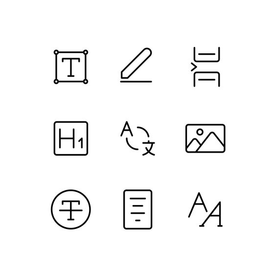 Content Icons Icons