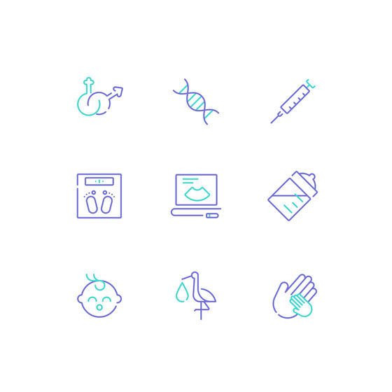 Maternity Icons Animated Icons