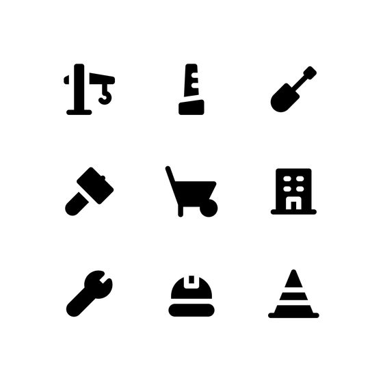 Construction System Icons Icons