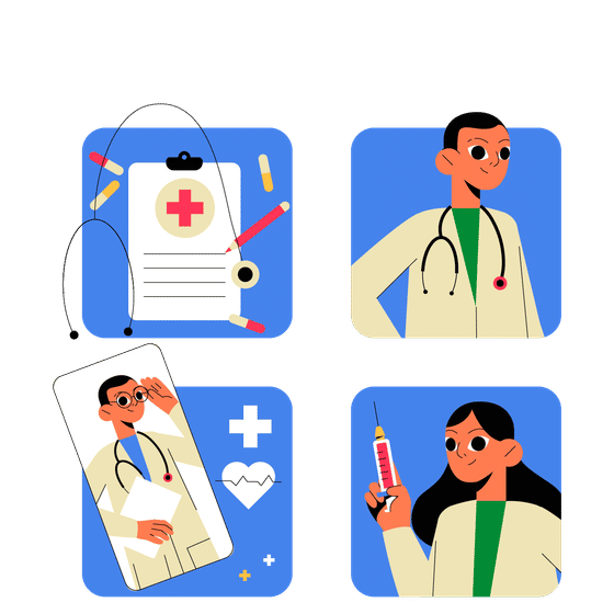 Medical and Healthcare Illustrations Animated Illustrations