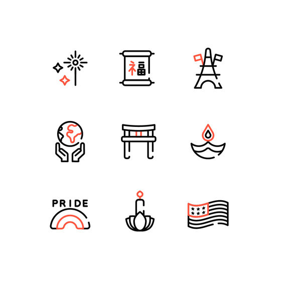 Holidays Icons Icons