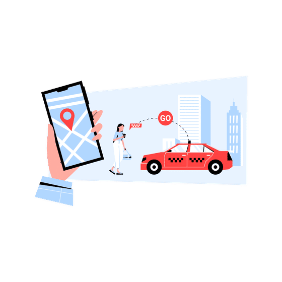 Taxi Service Illustrations Illustrations