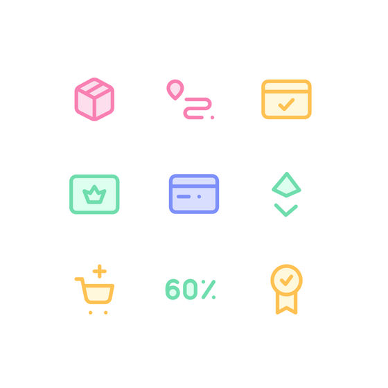 Ecommerce System Icons Animated Icons