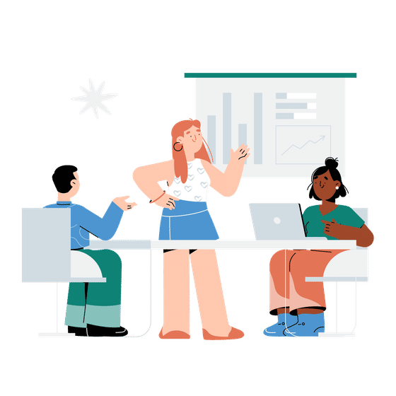 Daily Office Work Illustrations Animated Illustrations