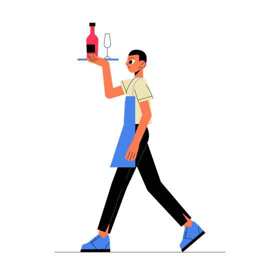 Food & Restaurant Illustrations Animated Illustrations