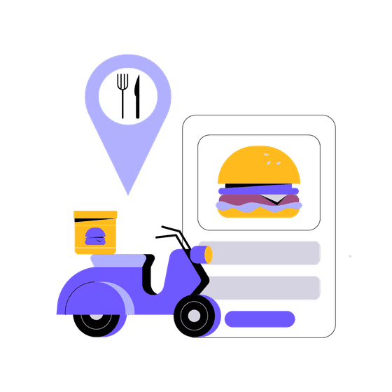 Food Delivery Illustrations Illustrations