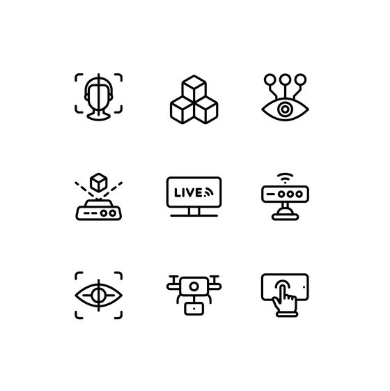 Virtual Reality Icons Icons