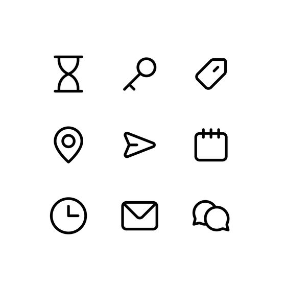 Work Office System Icons Animated Icons