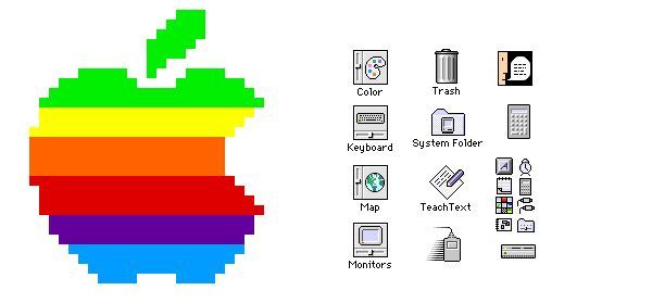 apple early icons