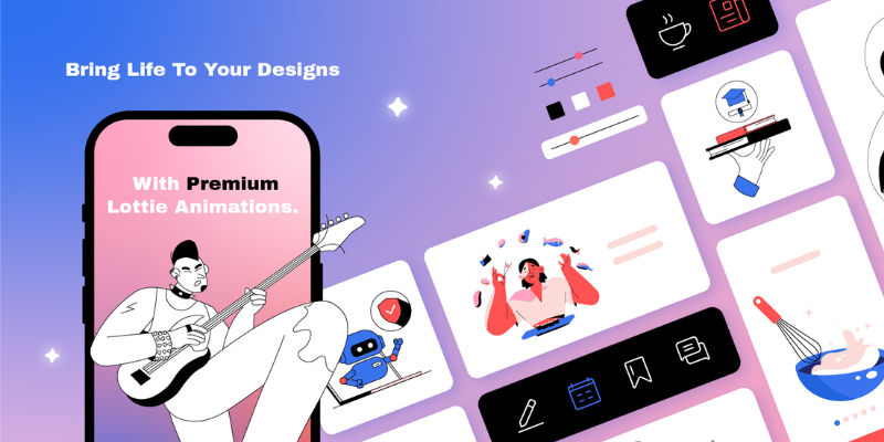 Best Free Lottie Animations Library Creattie