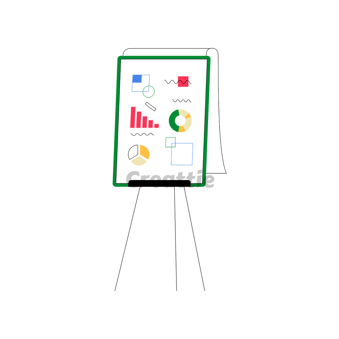 Download Flip Chart animation in Lottie JSON