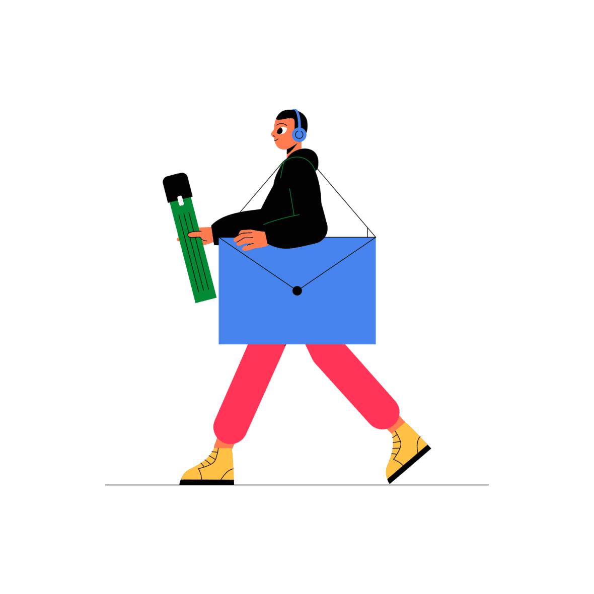 Download Art Student animation in Lottie JSON