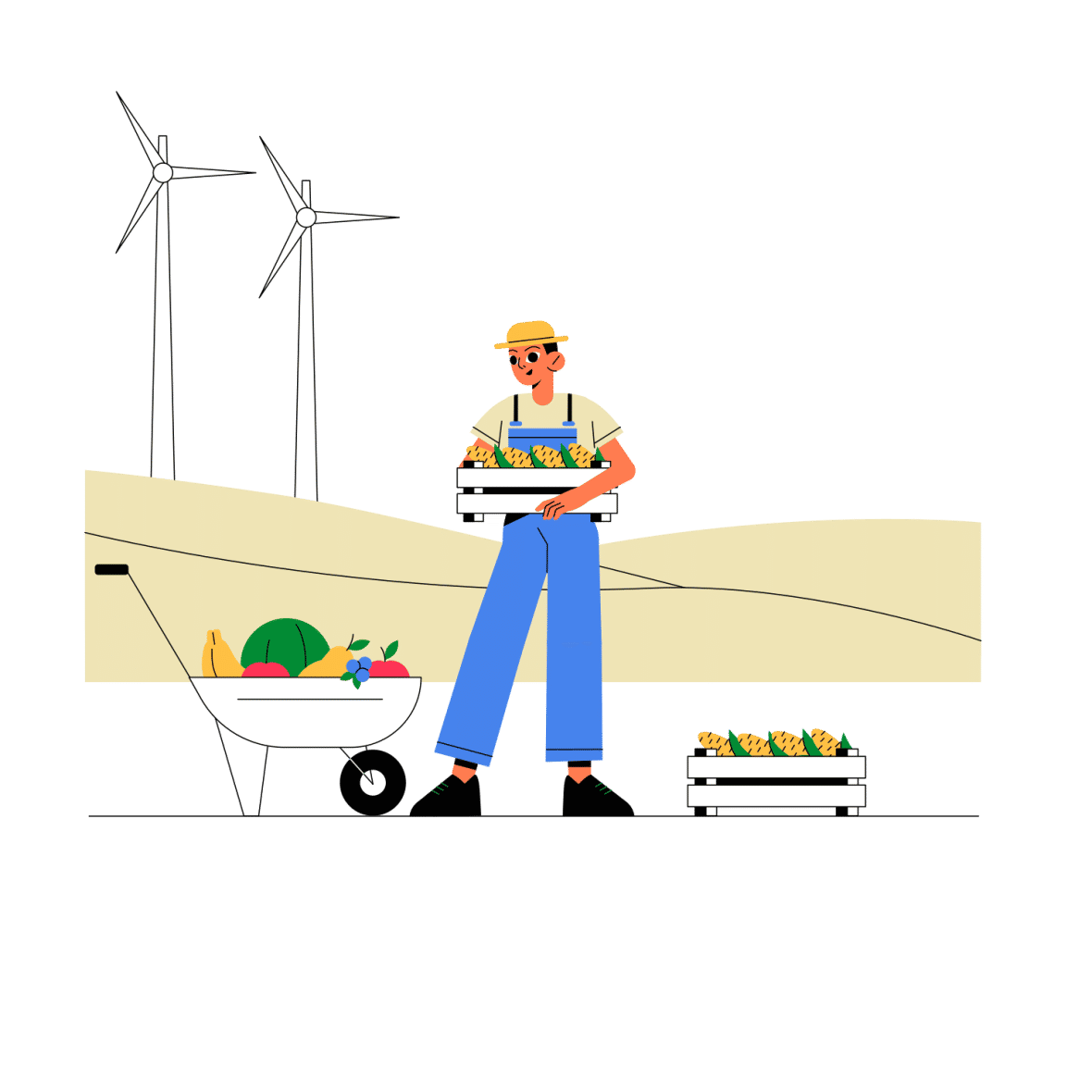 Download Harvesting animation in Lottie JSON