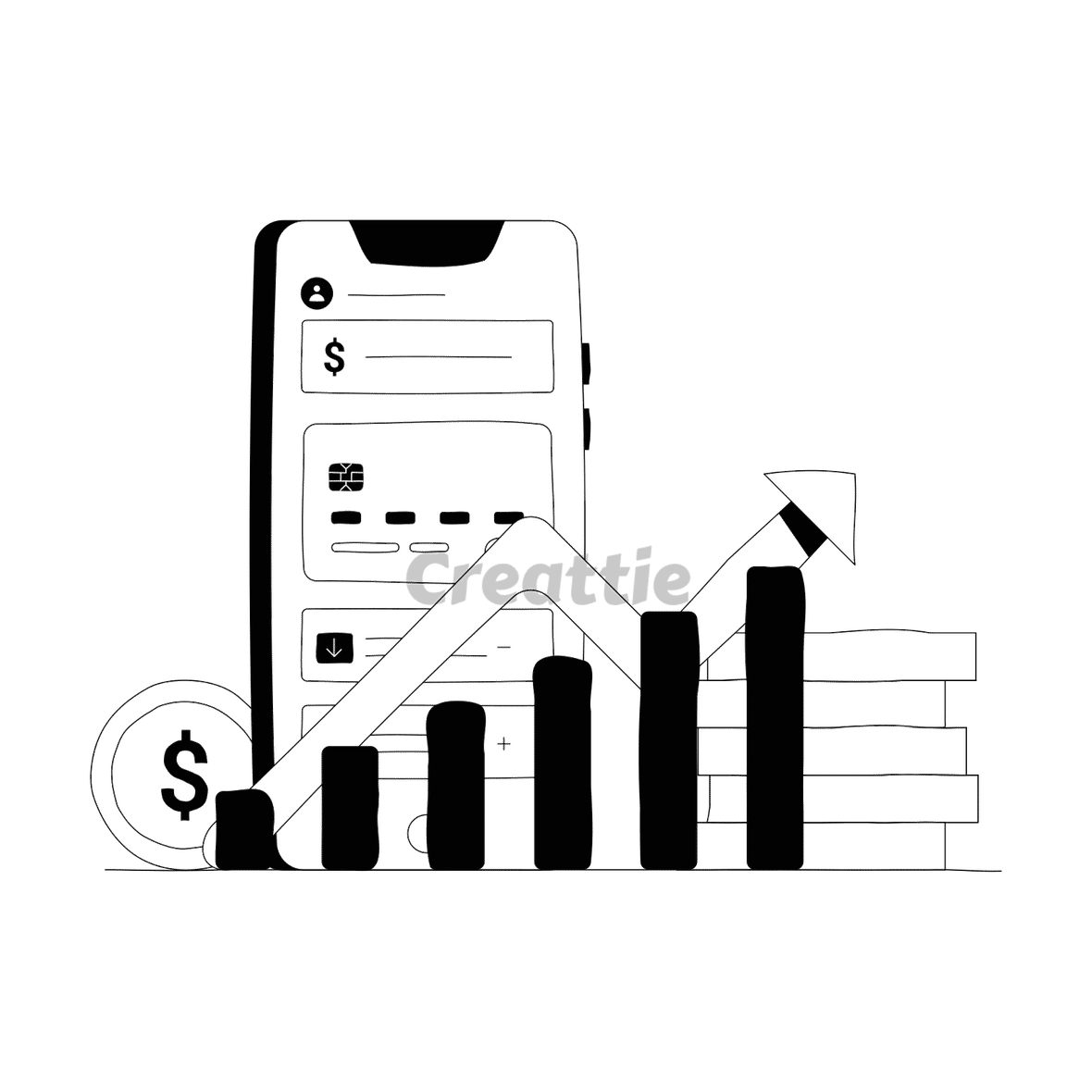 Download Growing Deposit animation in Lottie JSON
