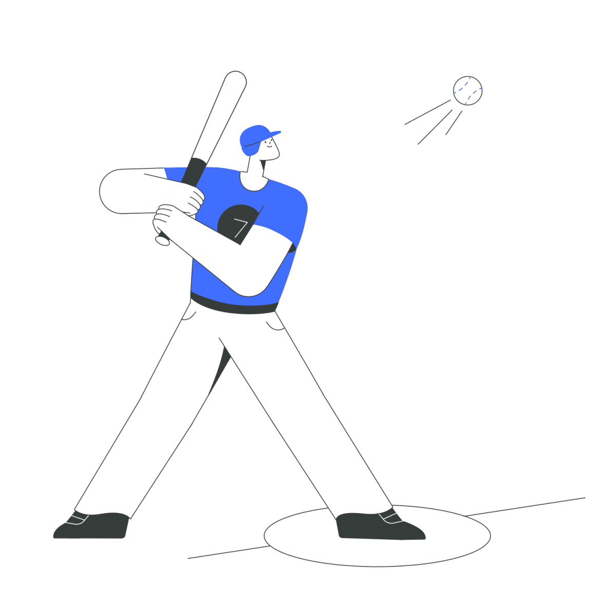 Download Baseball animation in Lottie JSON