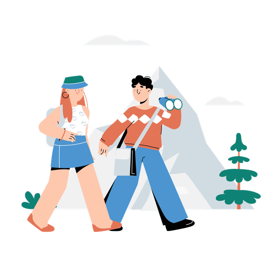 Traveling and Exploration Illustrations Animated Illustrations