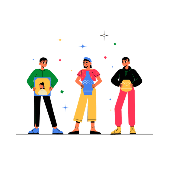 Art and Craft Illustrations Animated Illustrations