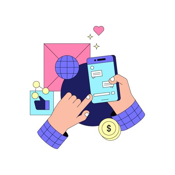 Influencing & Content Creation Illustrations Illustrations