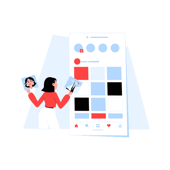 Social Media and Communication Illustrations Animated Illustrations