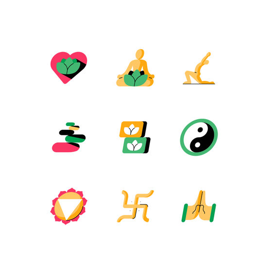 Yoga Icons Icons