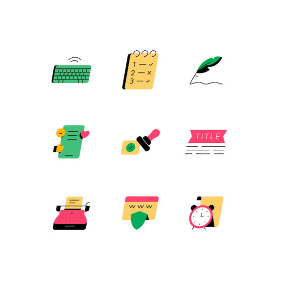 Copywriting Icons Icons