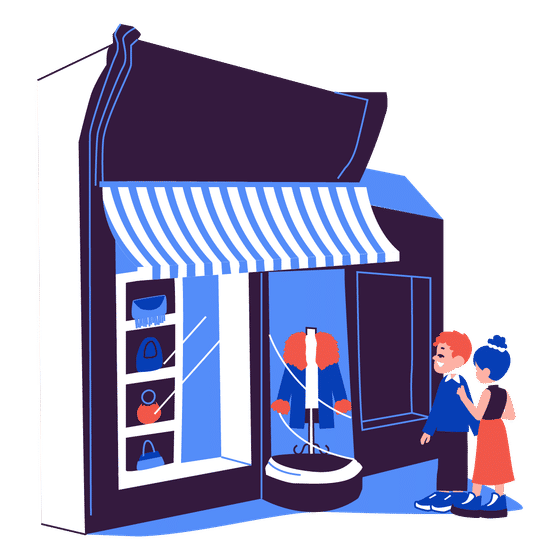 Shopping & Online Markets Illustrations Illustrations