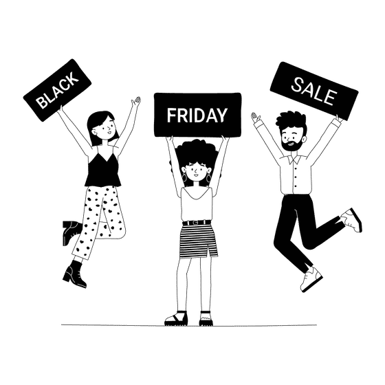 Black Friday Illustrations Illustrations